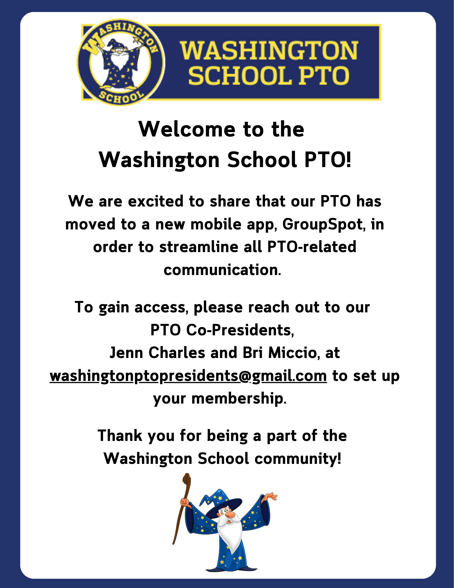 Washington PTO Webpage